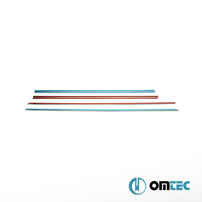 Cam Çıtası 4 Prç. Paslanmaz Çelik (Parlak) - Skoda Fabia - HB 5D 6Y - (2000 - 2007)