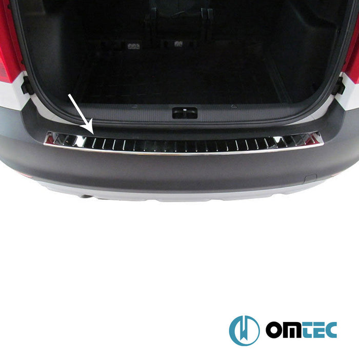 Arka Tampon Eşiği Paslanmaz Çelik (Parlak) - Skoda Yeti - SUV 5L PRE - FL - (2010 - 2013)