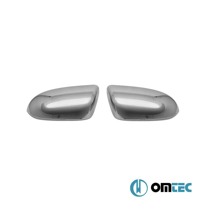 Ayna Kapağı 2 Prç. Paslanmaz Çelik (Parlak) - Skoda Superb - SD 3T - (2008 - 2015)