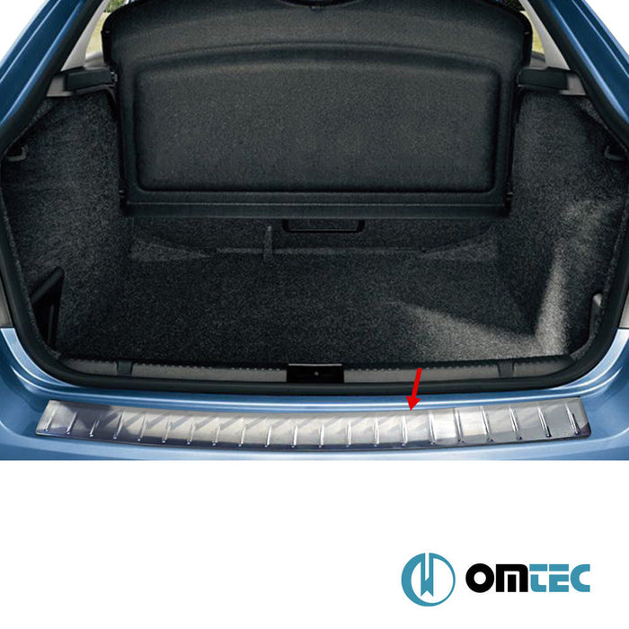 Arka Tampon Eşiği Paslanmaz Çelik (Parlak) - Skoda Rapid - SD NH3 - (2012 - )