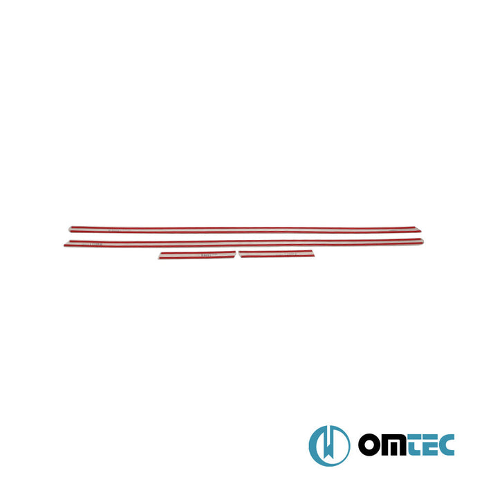 Yan Kapı Çıtası 4 Prç. Paslanmaz Çelik (Parlak) - Skoda Citigo - HB 3D I - (2011 - 2020)