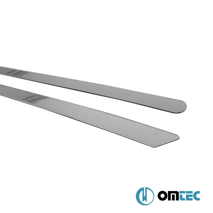 Yan Kapı Çıtası 4 Prç. Paslanmaz Çelik (Parlak) - Seat Mii - HB 3D KF - (2011 - )