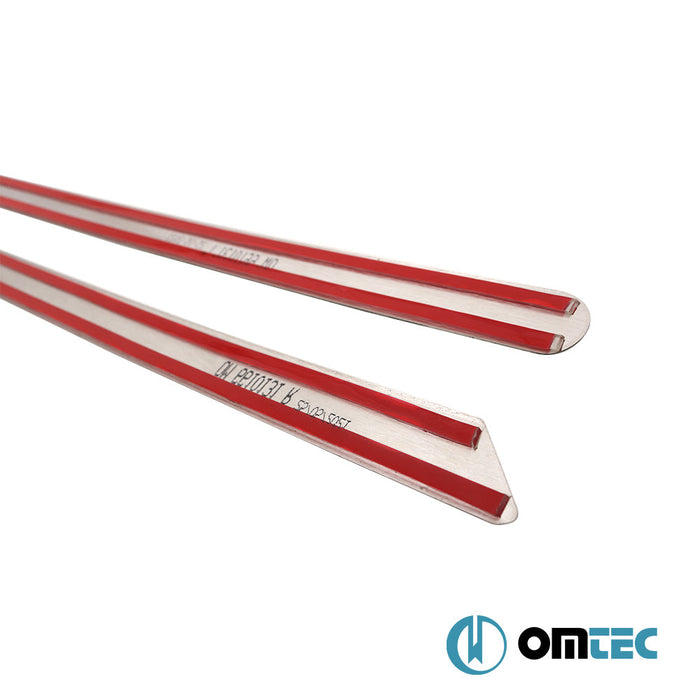 Yan Kapı Çıtası 4 Prç. Paslanmaz Çelik (Parlak) - Seat Mii - HB 3D KF - (2011 - )