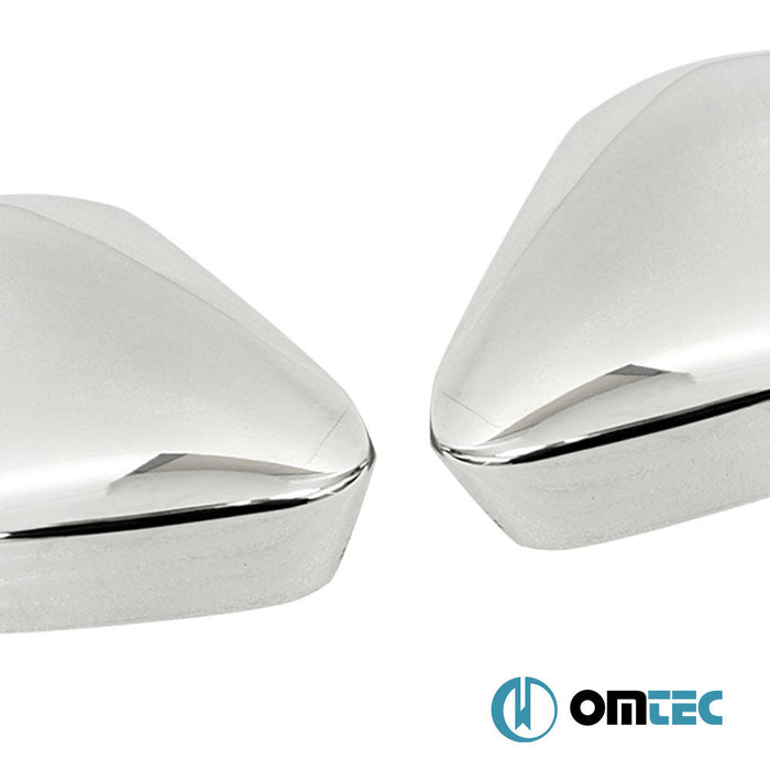 Ayna Kapağı 2 Prç. Paslanmaz Çelik (Parlak) - Volkswagen T - Roc - SUV A11 - (2017 - )