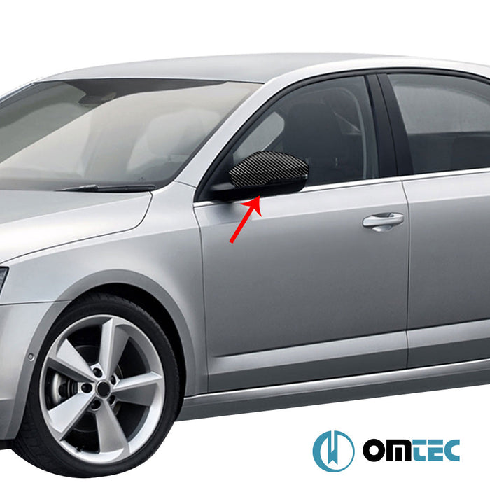 Ayna Kapağı 2 Prç. (Karbon) - Volkswagen T - Roc - SUV A11 - (2017 - )