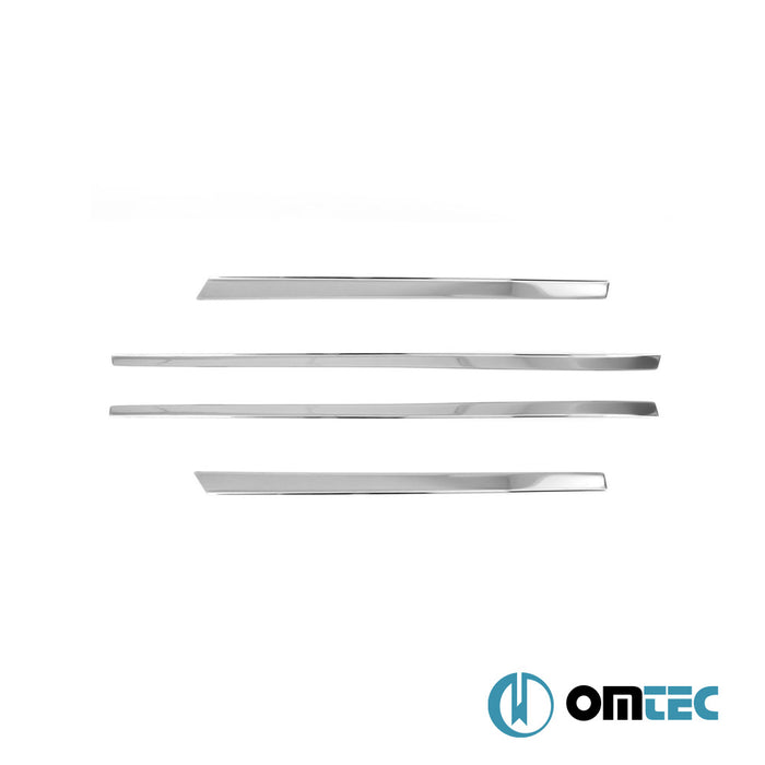 Yan Kapı Çıtası 4 Prç. Paslanmaz Çelik (Parlak) - Skoda Octavia - SW 5E - (2013 - 2019)