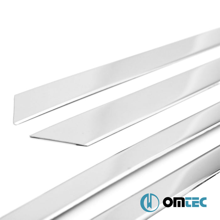 Yan Kapı Çıtası 4 Prç. Paslanmaz Çelik (Parlak) - Skoda Octavia - SW 5E - (2013 - 2019)