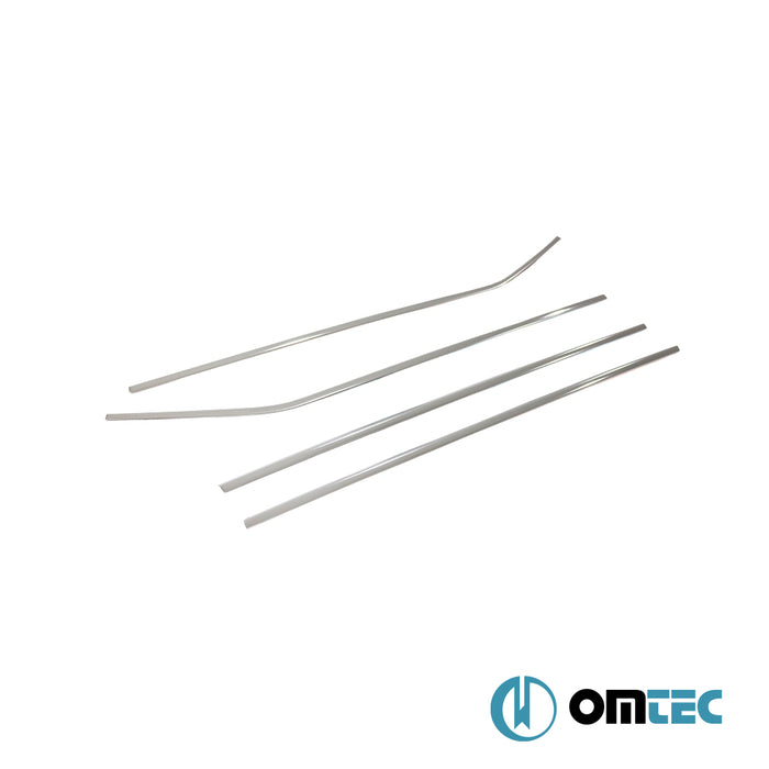 Cam Çıtası 4 Prç. Paslanmaz Çelik - Skoda Fabia - HB 5D NJ - (2015 - 2021)