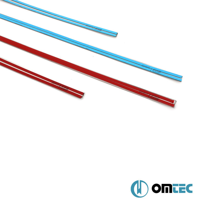 Yan Kapı Çıtası 4 Prç. Paslanmaz Çelik (Parlak) - Skoda Fabia - HB 5D 5J - (2007 - 2014)