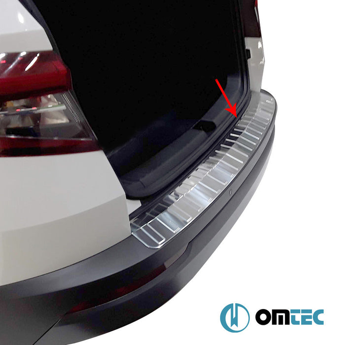Arka Tampon Eşiği Paslanmaz Çelik (Parlak) - Skoda Karoq - SUV I - (2017 - )