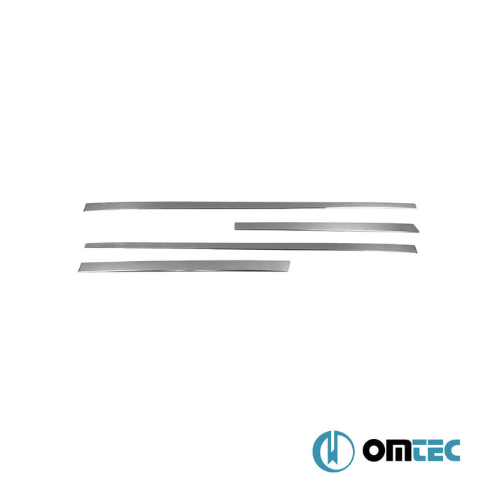 Yan Kapı Çıtası 4 Prç. Paslanmaz Çelik (Parlak) - Skoda Karoq - SUV I - (2017 - )