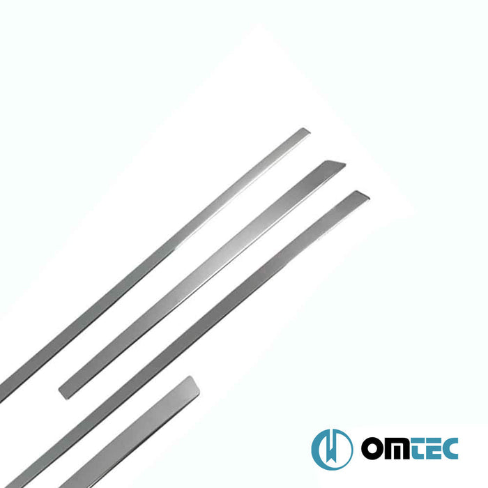 Yan Kapı Çıtası 4 Prç. Paslanmaz Çelik (Parlak) - Skoda Karoq - SUV I - (2017 - )