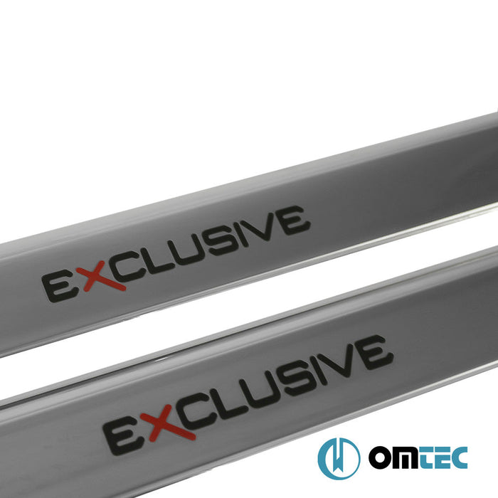 Exclusive Kapı Eşiği 2 Prç. Paslanmaz Çelik (Parlak) - Skoda Scala - HB 5D I - (2019 - )