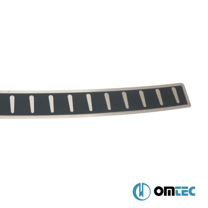 Karbon Folyolu Arka Tampon Eşiği Paslanmaz Çelik - Skoda Kamiq - SUV I - (2020 - )