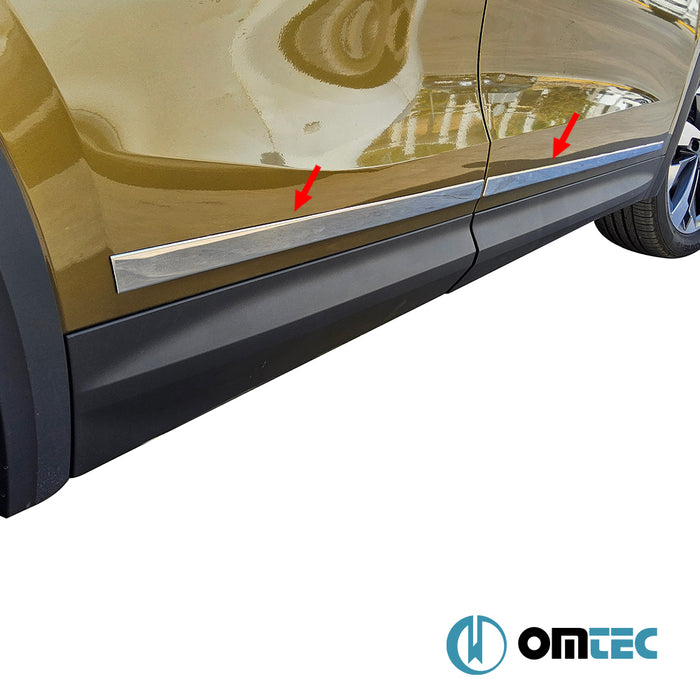 Yan Kapı Çıtası 4 Prç. Paslanmaz Çelik (Parlak) - Skoda Kodiaq - SUV II - (2024 - )