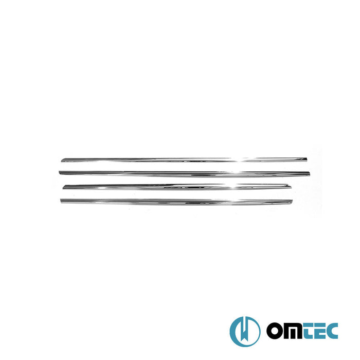 Yan Kapı Çıtası 4 Prç. Paslanmaz Çelik (Parlak) - SsangYong Actyon Sports - PK I PRE - FL - (2006 - 2012)