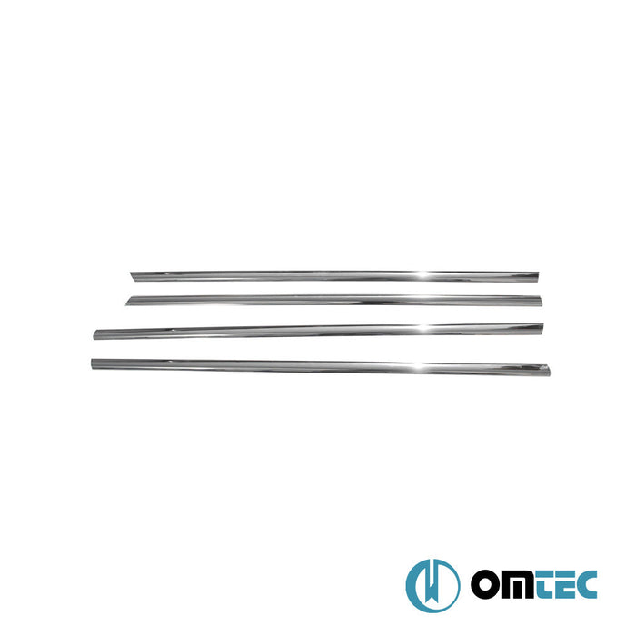 Cam Çıtası 4 Prç. Paslanmaz Çelik (Parlak) - SsangYong Actyon Sports - PK I PRE - FL - (2006 - 2012)