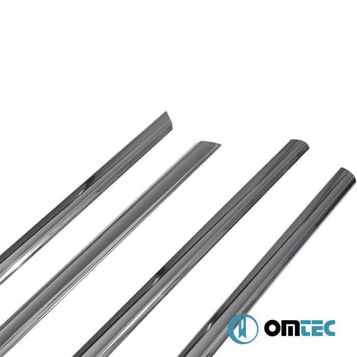 Cam Çıtası 4 Prç. Paslanmaz Çelik (Parlak) - SsangYong Actyon Sports - PK I PRE - FL - (2006 - 2012)