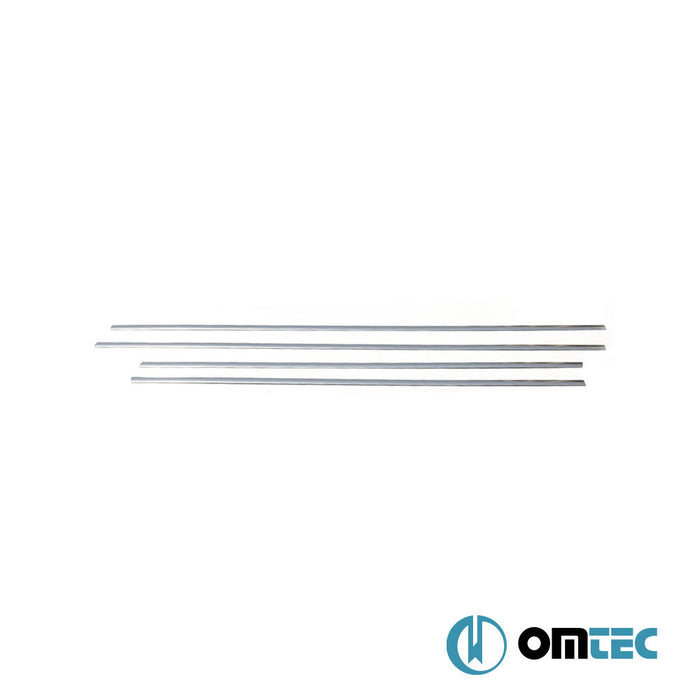 Cam Çıtası 4 Prç. Paslanmaz Çelik (Parlak) - SsangYong Rexton - SUV Y250 - (2006 - 2012)