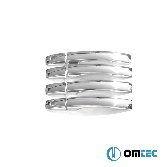 Kapı Kolu 4 Kapı 8 Prç. (H2) Paslanmaz Çelik (Parlak) - SsangYong Kyron - SUV I FL - (2007 - 2014)