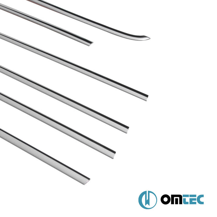 Cam Çıtası 6 Prç. Paslanmaz Çelik (Parlak) - SsangYong Kyron - SUV I FL - (2007 - 2014)