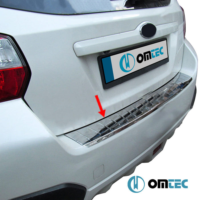 Arka Tampon Eşiği Paslanmaz Çelik (Parlak) - Subaru Xv - SUV GP - (2012 - 2018)