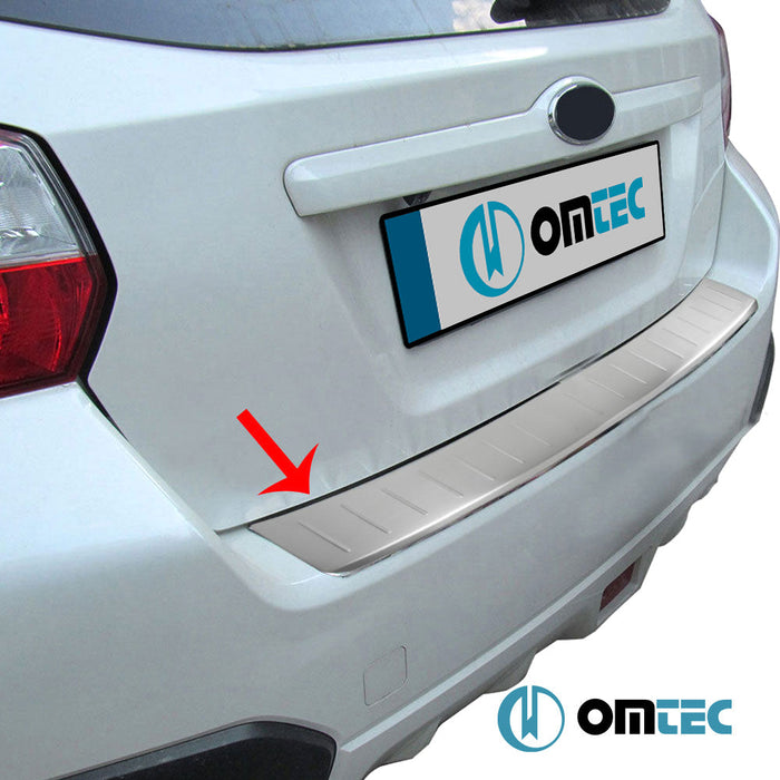Arka Tampon Eşiği Paslanmaz Çelik (Taşlı) - Subaru Xv - SUV GP - (2012 - 2018)
