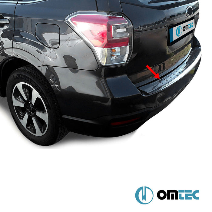 Arka Tampon Eşiği Paslanmaz Çelik (Parlak) - Subaru Forester - SUV SJ - (2013 - 2019)