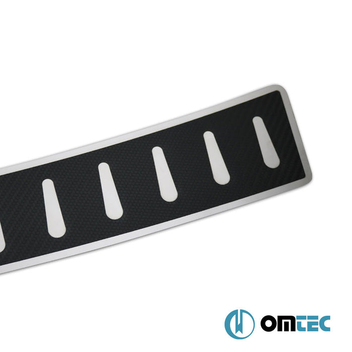 Karbon Folyolu Arka Tampon Eşiği Paslanmaz Çelik - Subaru Outback - SUV BS - (2015 - 2020)