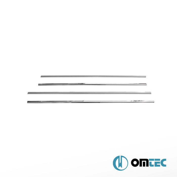 Cam Çıtası 4 Prç. Paslanmaz Çelik (Parlak) - Toyota Corolla Verso - MPV AR10 - (2004 - 2009)