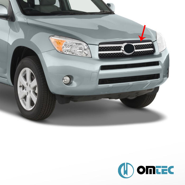 Ön Panjur 4 Prç. P.Çelik (Parlak) - Toyota Rav4 - SUV XA30 PRE - FL - (2005 - 2009)