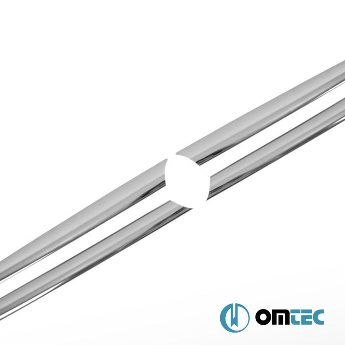 Ön Panjur 4 Prç. P.Çelik (Parlak) - Toyota Rav4 - SUV XA30 PRE - FL - (2005 - 2009)