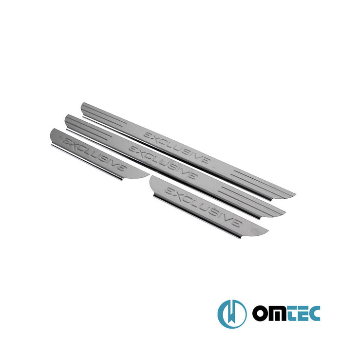 Exclusive Kapı Eşiği 4 Prç. Paslanmaz Çelik (Parlak) - Toyota Rav4 - SUV XA30 - (2005 - 2011)