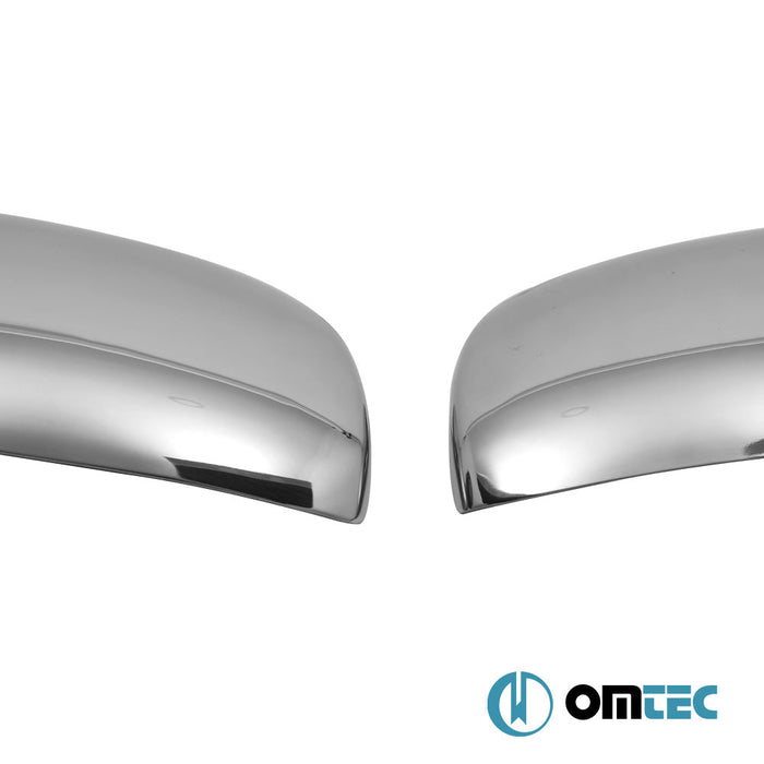 Ayna Kapağı 2 Prç. Paslanmaz Çelik (Parlak) (Sinyalsiz) - Toyota Rav4 - SUV XA30 PRE - FL - (2005 - 2009)