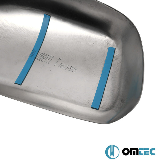 Ayna Kapağı 2 Prç. Paslanmaz Çelik (Parlak) (Sinyalsiz) - Toyota Rav4 - SUV XA30 PRE - FL - (2005 - 2009)