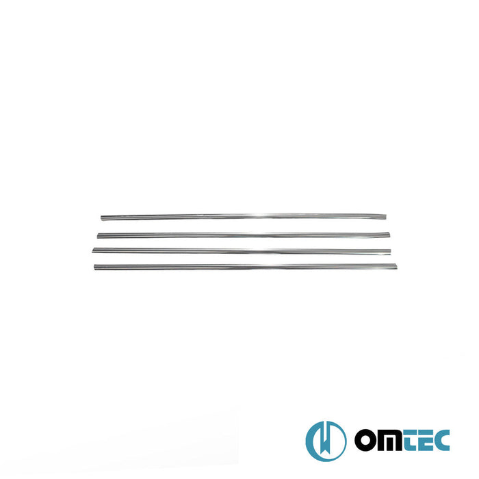 Cam Çıtası 4 Prç. Paslanmaz Çelik (Parlak) - Toyota Rav4 - SUV XA30 - (2005 - 2011)