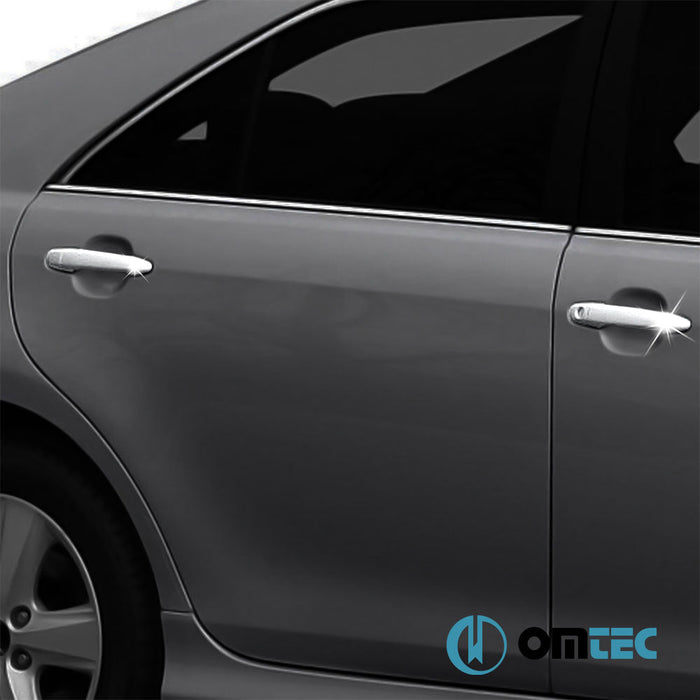 Kapı Kolu 4 Kapı 8 Prç. (H1) Paslanmaz Çelik (Parlak) - Toyota Camry - SD XV40 - (2006 - 2013)