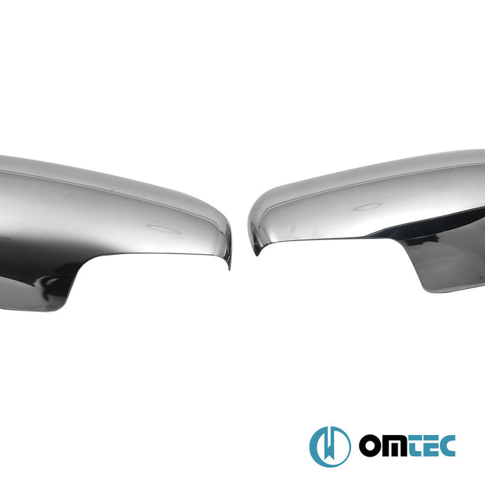 Ayna Kapağı 2 Prç. Paslanmaz Çelik (Parlak) - Toyota Land Cruiser Prado - SUV J120 - (2002 - 2009)