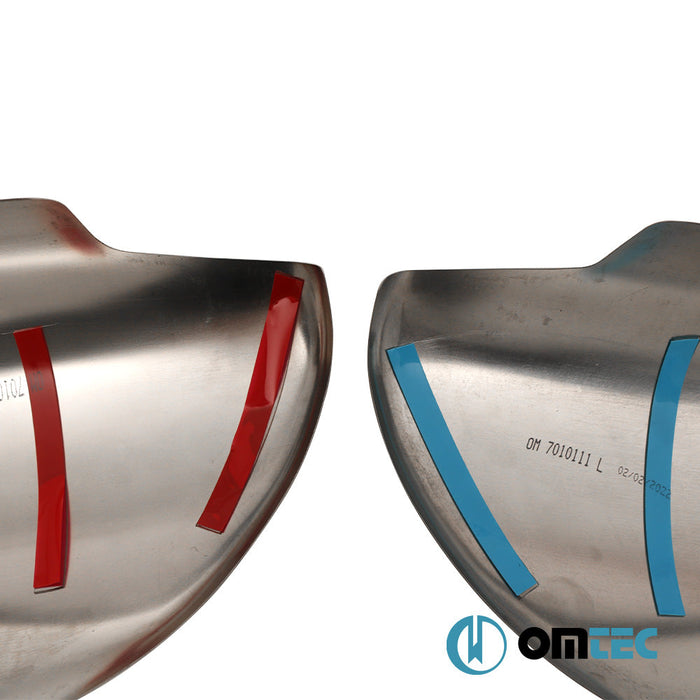 Ayna Kapağı 2 Prç. Paslanmaz Çelik (Parlak) - Lexus Gx 470 - SUV J120 - (2003 - 2009)