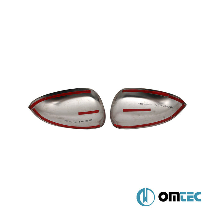 Ayna Kapağı 2 Prç. Paslanmaz Çelik (Parlak) - Toyota Avensis - SW T270 PRE - FL/FL - (2009 - 2015)