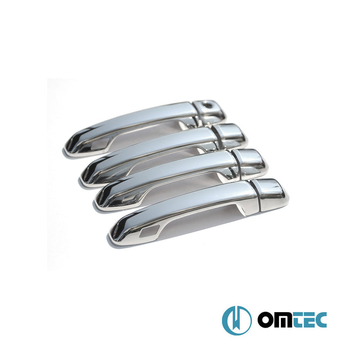 Kapı Kolu 4 Kapı 8 Prç. (H1S2) Paslanmaz Çelik (Parlak) (Keyless) - Lexus Gx 460 - SUV J150 - (2010 - )