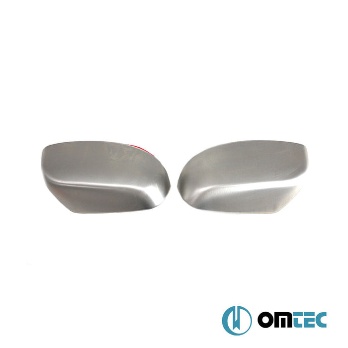 Ayna Kapağı 2 Prç. Paslanmaz Çelik (Taşlı) - Toyota Land Cruiser Prado - SUV J150 - (2009 - )