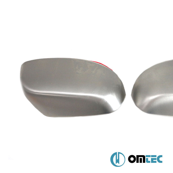 Ayna Kapağı 2 Prç. Paslanmaz Çelik (Taşlı) - Toyota Land Cruiser Prado - SUV J150 - (2009 - )