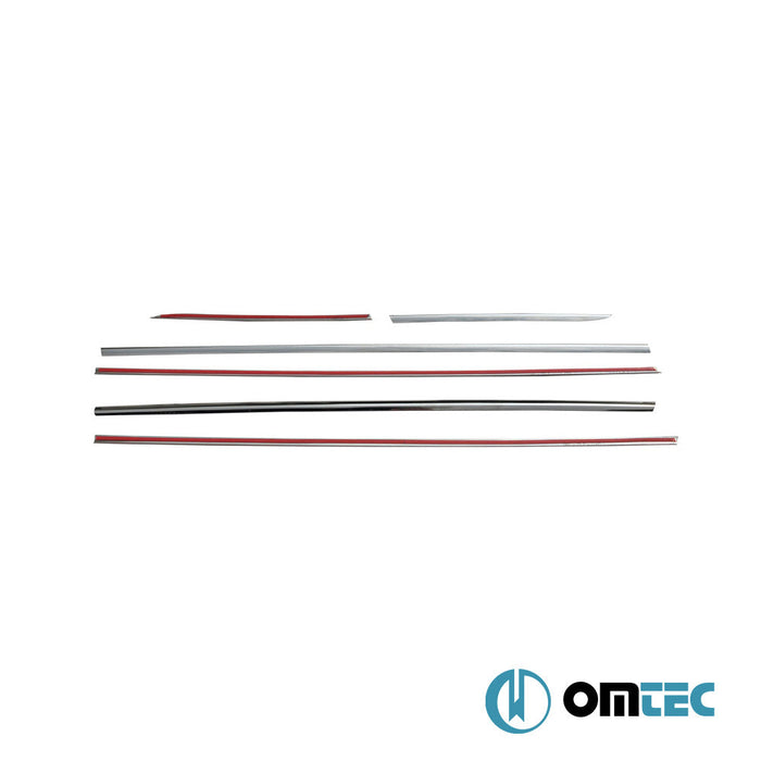 Cam Çıtası 6 Prç. Paslanmaz Çelik (Parlak) - Lexus Gx 460 - SUV J150 - (2010 - )