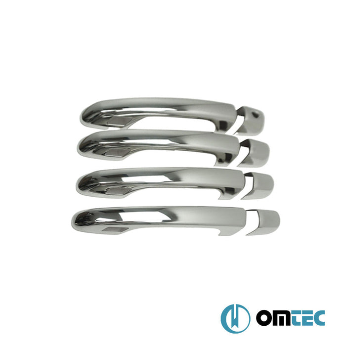 Kapı Kolu 4 Kapı 8 Prç. (H1S4) Paslanmaz Çelik (Parlak) - Toyota Land Cruiser - SUV J200 - (2008 - 2021)