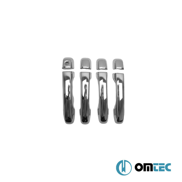 Kapı Kolu 4 Kapı 8 Prç. (H1S4) Paslanmaz Çelik (Parlak) - Toyota Land Cruiser - SUV J200 - (2008 - 2021)