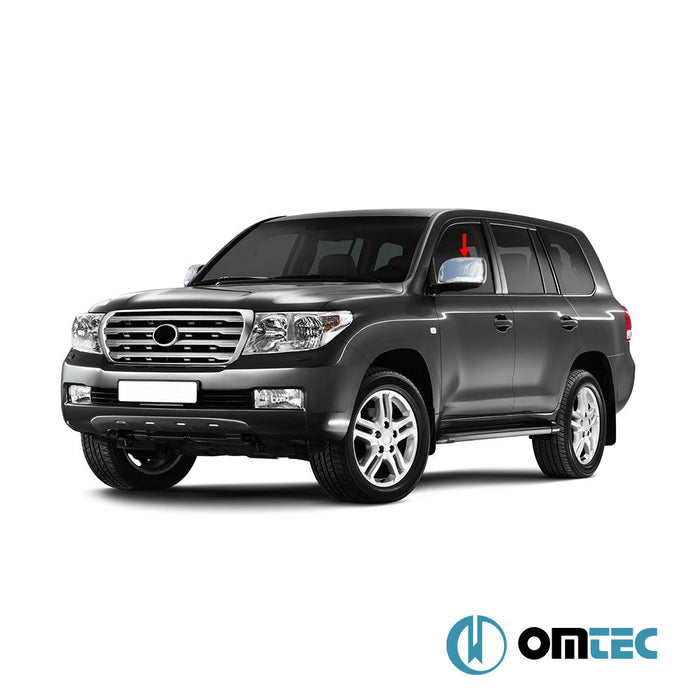 Ayna Kapağı 2 Prç. Paslanmaz Çelik (Parlak) - Lexus Lx570 - SUV J200 FL - I/FL - II - (2008 - 2015)