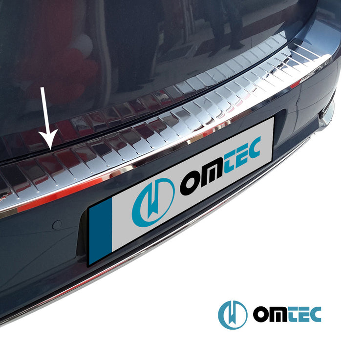 Arka Tampon Eşiği Paslanmaz Çelik (Parlak) - Toyota Auris - HB 5D E180 FL - (2015 - 2018)