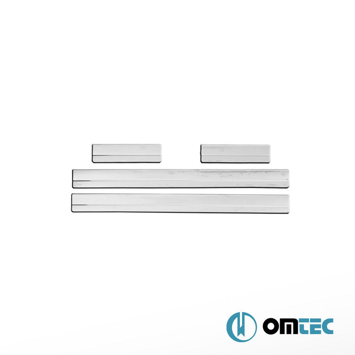 Norm Kapı Eşiği 4 Prç. Paslanmaz Çelik (Parlak) - Toyota Rav4 - SUV XA40 - (2012 - 2017)