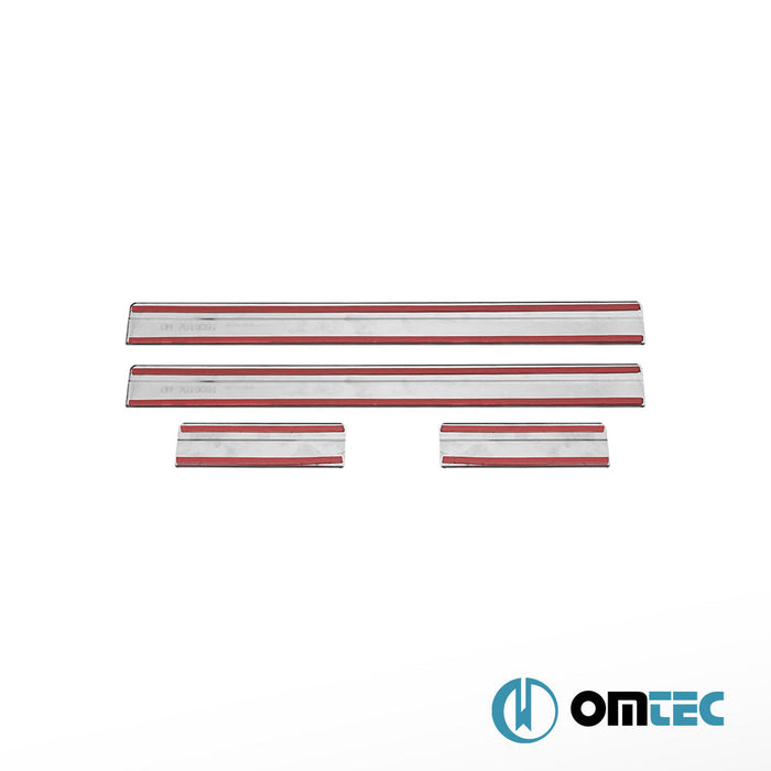 Norm Kapı Eşiği 4 Prç. Paslanmaz Çelik (Parlak) - Toyota Rav4 - SUV XA40 - (2012 - 2017)